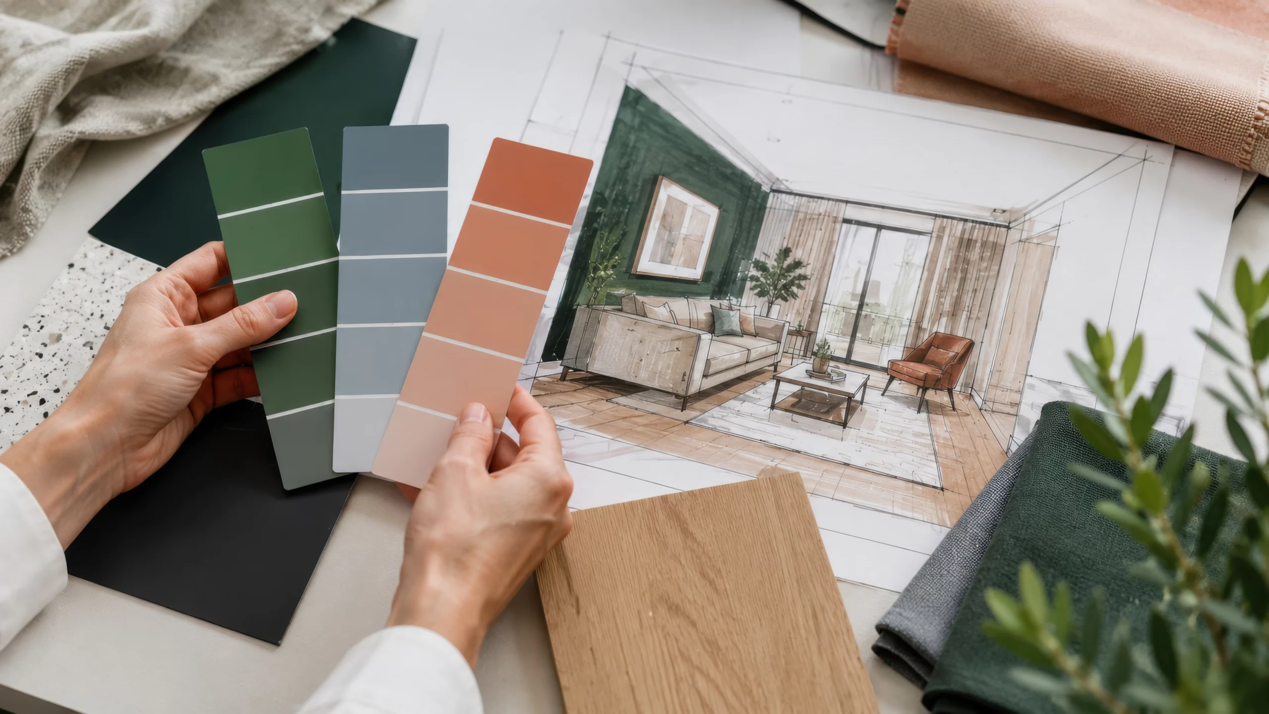 Choix de couleurs et préparation d’un projet de rénovation intérieure